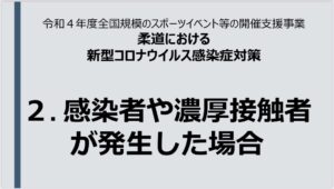 新型コロナウイルス感染症関連 22年9月8日更新 全日本柔道連盟